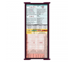 WhiteCoat Clipboard® Trifold - Wine Primary Care Edition